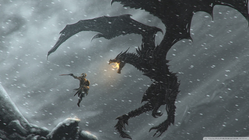 video games, The Elder Scrolls V: Skyrim, anaglyph 3D, 3D, 1080P