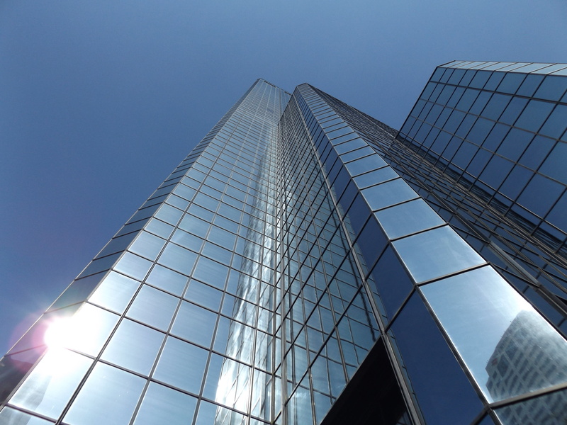 progress, financial district, sunlight, construction, sky scraper, steel, business, view, futuristic, alloy, structure, sky, office, city life, built structure