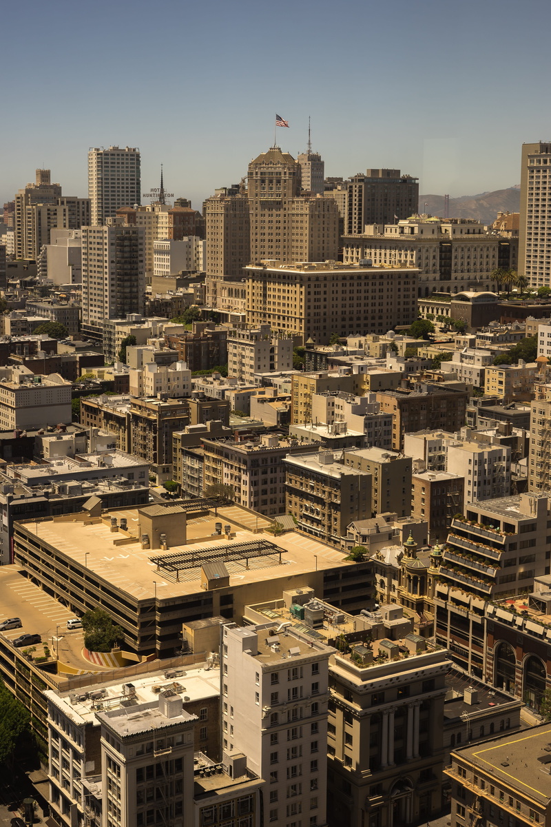 skyline, tower, united states, crowded, famous Place, 5K, California, day, san francisco, golden gate bridge, City, nature, financial district, sky scrapers