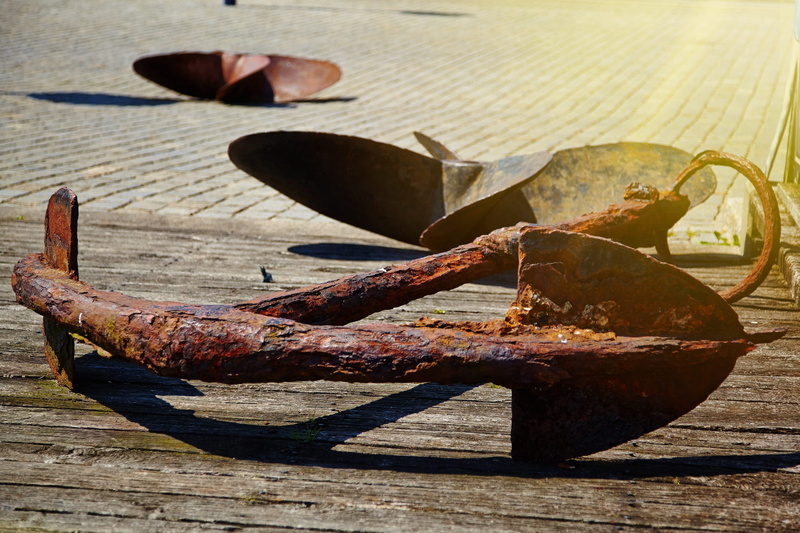 abandoned, habour, deterioration, iron - metal, run-down, decline, day, 1080P, old, close-up, nature, shadow, damaged, bad condition, Hafen, focus on foreground