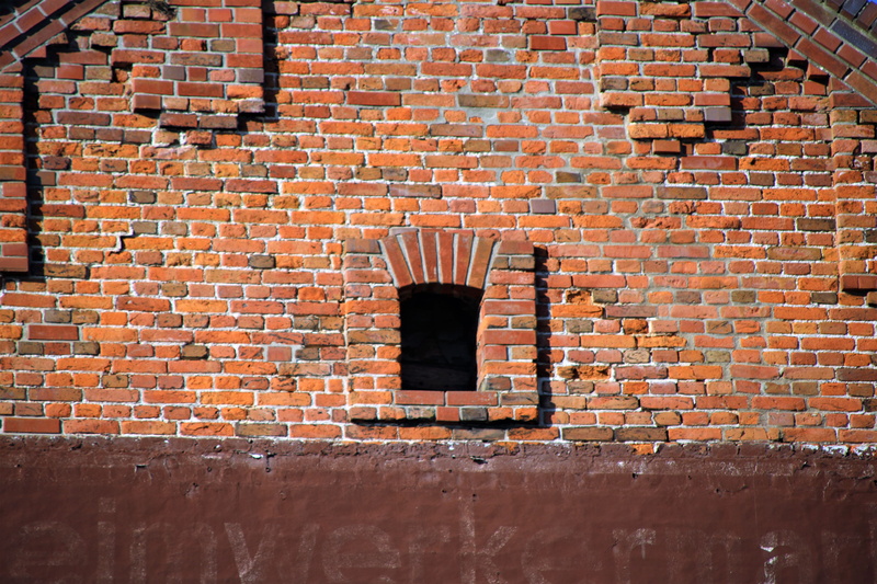 lighting equipment, bricks, city, red, old, texture, construction material, architecture, brown, glückstadt, brick, hole, 5K, stone wall, brick wall, day