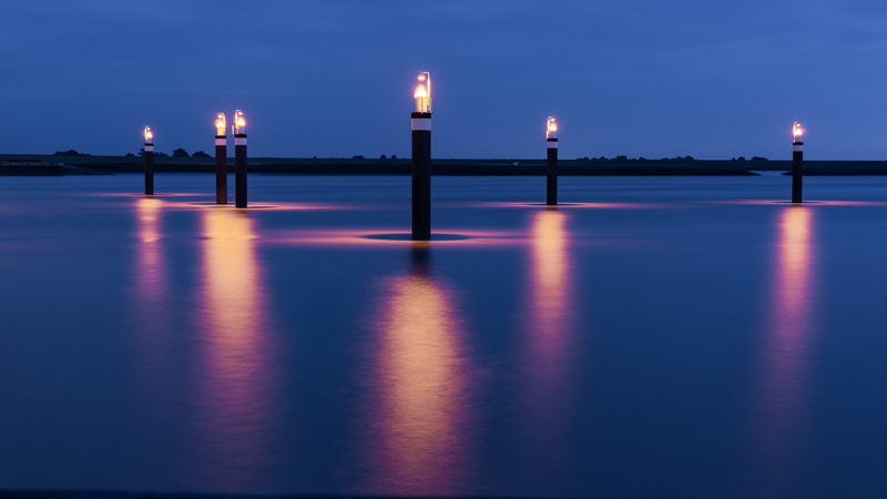 purple, hafen, nachtaufnahme, landscape, illuminated, fire, nature, moormerland, nightshot, burning, candle, nacht, 5K, light - natural phenomenon, dusk