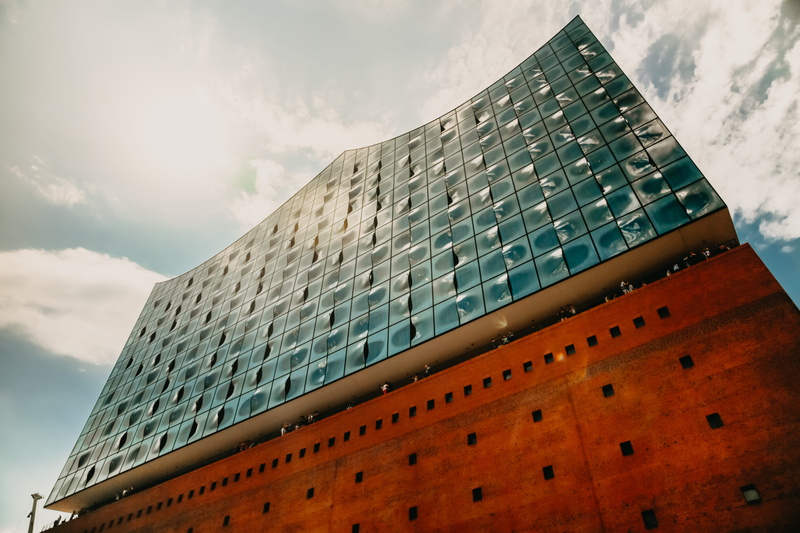 modern, port of hamburg, skyscraper, achtitecture, hamburg, architecture, nature, office, window, tall - high, germany, 5K, building, speicherstadt, no people