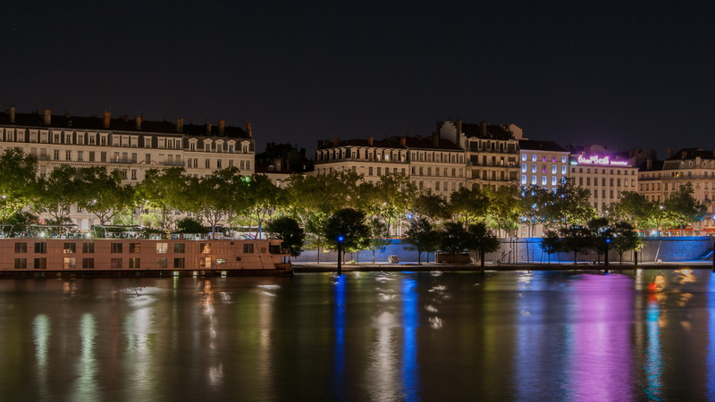 building exterior, piscine du rhone, travel destinations, water, built structure, incity, no people, pont raymond barre, river, confluence, musée, pont de luniversité