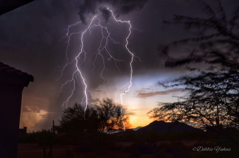 nature, eclair, storn, nuit, lightning, thunder, foudre, sky, night, 1080P, walppaper, flash