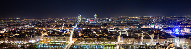 building exterior, city life, no people, aerial view, night, lyon, lighted, ville, building, town, travel destinations, city, lights, france, outdoors