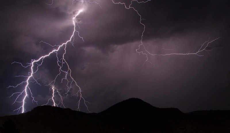 sky, nuit, night, storn, eclair, lightning, walppaper, flash, 720P, thunder, foudre, nature