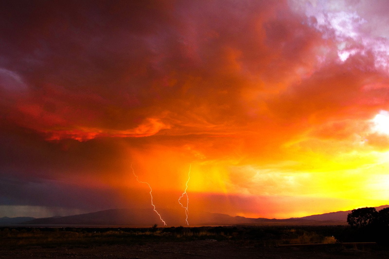 eclair, sky, foudre, nuit, lightning, 720P, thunder, storn, walppaper, nature, flash, night