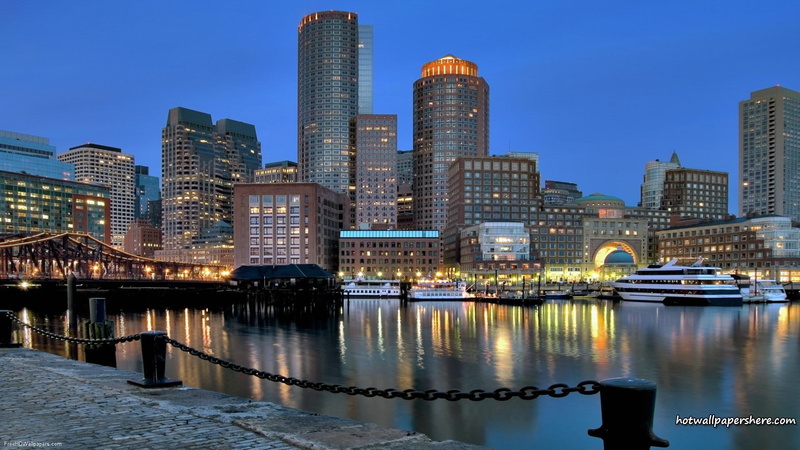 city, boston, nature and landscapes, 1080P, skyline, modern