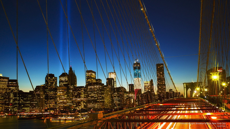 2K, light, new, brooklyn, york, city, bridge, Architecture, tribute