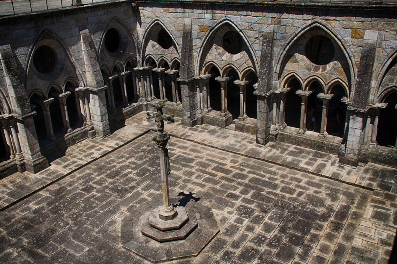 Oporto, Cross, Portugal, Religious, 1080P, Cloister, Cathedral