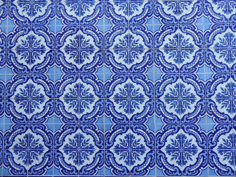 textured, 4K, repetition, design, craft, close-up, creativity, wall - building feature, art and craft, oporto, pattern, tile, tiled floor, textile, blue
