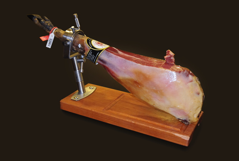 ham, iberian, pork, food and drink, black background, red, no people, indoors, still life, healthy eating, 8K, two objects, studio shot, cut out, wood - material