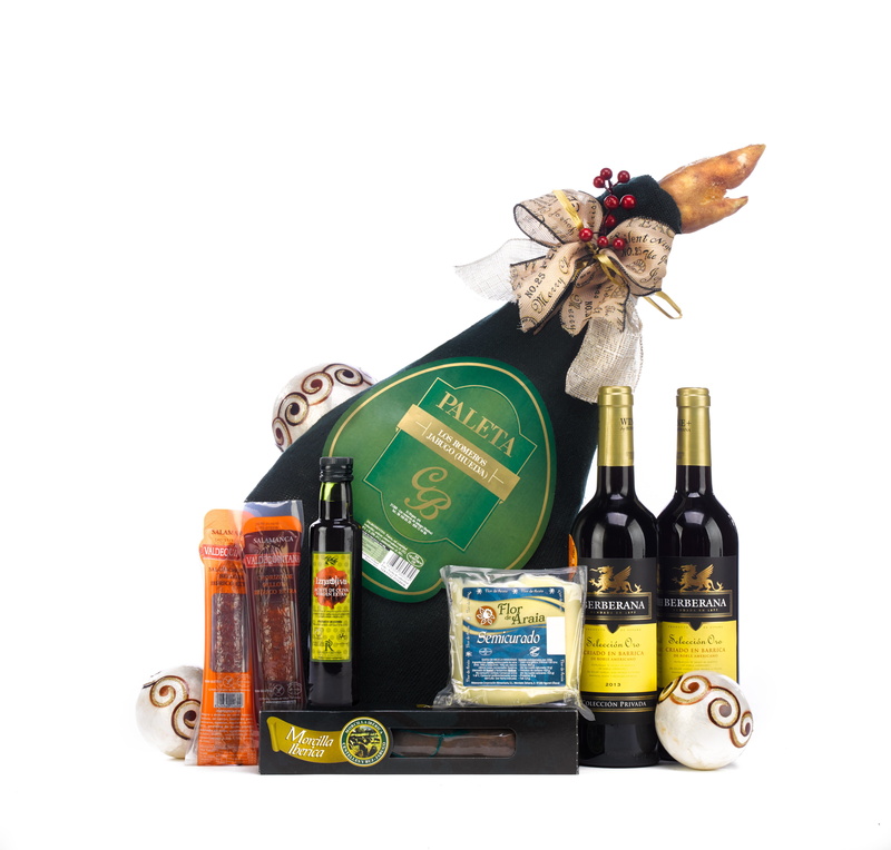 drink, gastronomy, alcohol, human representation, christmas, ham, give away, indoors, toy, power, iberian, lot of christmas, representation, food, text