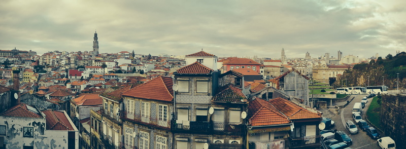 history, city, sky, outdoors, 4K, city life, the past, townscape, roof, travel destinations, street, no people, cloud - sky, building, high angle view