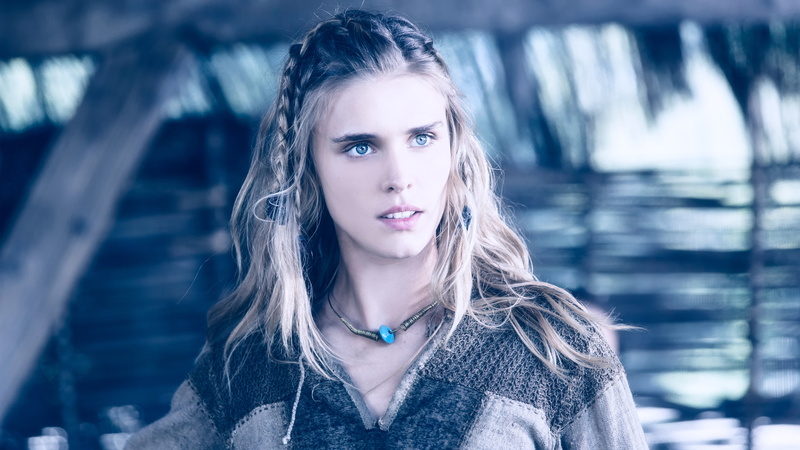 4K, contemplation, portrait, Vikings, focus on foreground, outdoors, blond hair, Weiss, young adult, teenager, headshot, looking at camera, Gaia, adult