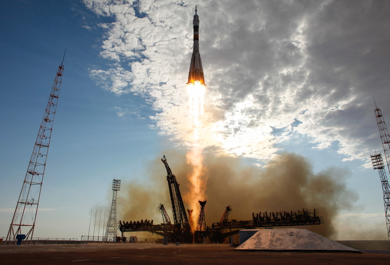 2K, Roscosmos, rocket, industry, machinery, no people, nature, sky, day, fire, built structure, outdoors, racket, architecture, burning, technology, cloud - sky