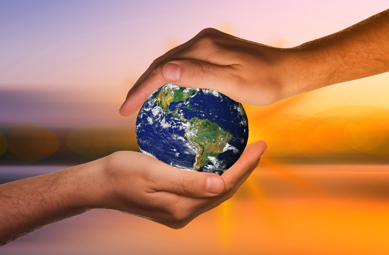 outdoors, environment, human body part, care, world map, three dimensional, space, pollution, hands, global communications, business, sky, map, human hand