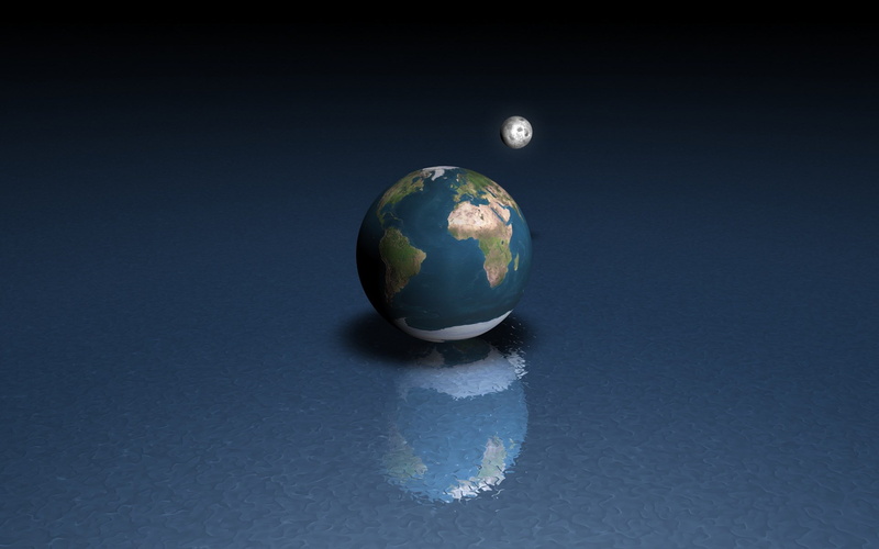 blue, environmental issues, water, environment, no people, reflection, blue background, nature, climate change, 1080P, ball, planet earth, space, studio shot