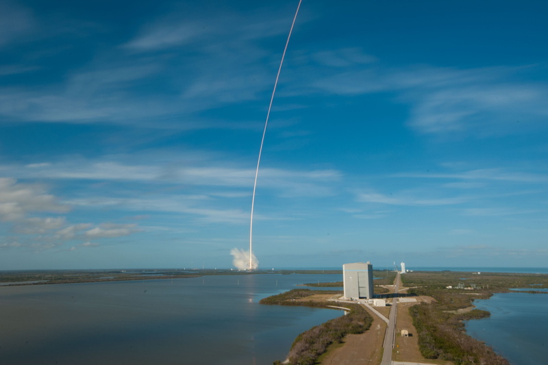 smoke, Cape Canaveral, 2K, SpaceX, long exposure