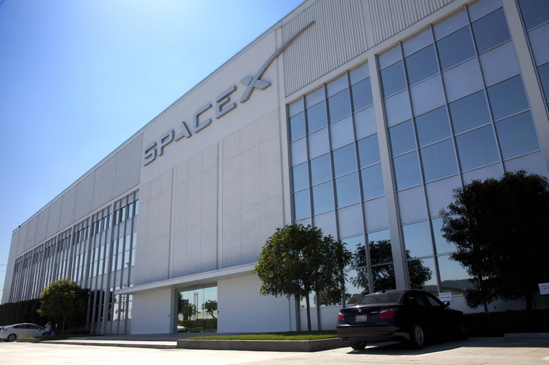 transportation, usa, 5K, modern, tree, no people, nature, car, rocket science, spacex, outdoors, built structure, plant, office, land vehicle, office building exterior