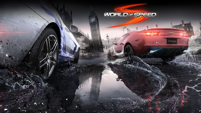 no people, video games, wheel, car, transportation, mode of transportation, tire, night, rain, winter, nature, reflection, puddle, world, World of Speed