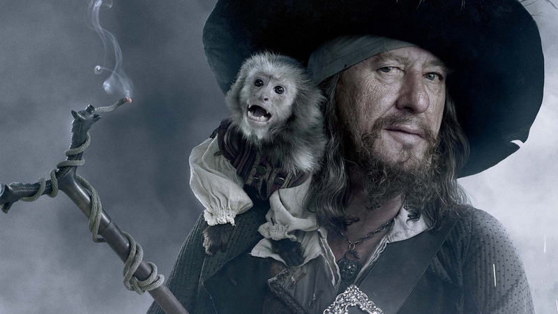 Hector Barbossa, Pirates Of The Caribbean: At Worlds End, 1080P, Geoffrey Rush, Pirates Of The Caribbean