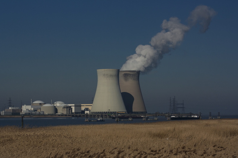 nature, smoke stack, clear sky, fuel and power generation, industry, Architecture, ecosystem, building exterior, sky, smoke - physical structure, outdoors