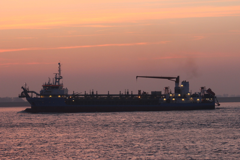 nautical vessel, business, shipping, water, industry, 5K, Sunset, cloud - sky, oil industry, Dike, transportation, nature, Bremerhaven, freight transportation