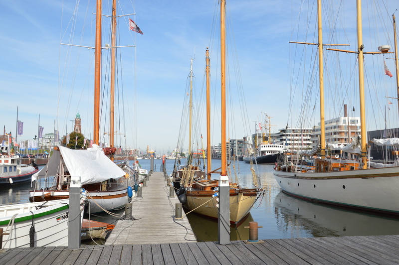 port, bremerhaven, nautical vessel, outdoors, wood - material, transportation, weser, yachts, harbor, ship, day, mast, moored, pole, yacht, sailboat, maritime
