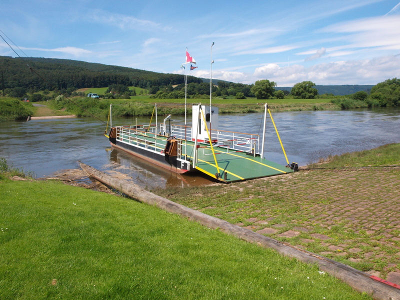 Greed, cloud - sky, day, Weser, patriotism, tranquility, lake, nature, greed rope, mode of transportation, green color, national icon, independence, Ferry