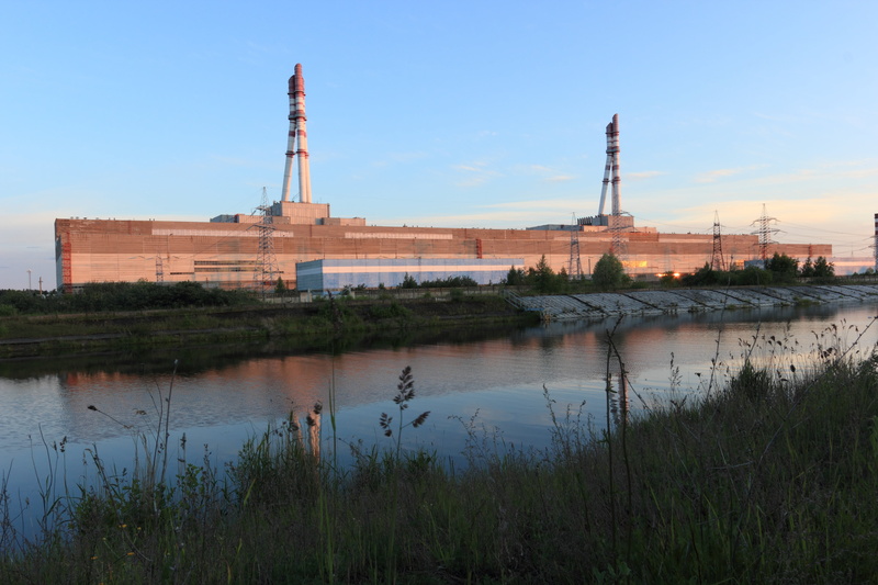 station, power, energy, river, factory, lithuania, smokestack, tower, plant, built structure, sky, architecture, chimney, reflection, religion, building exterior