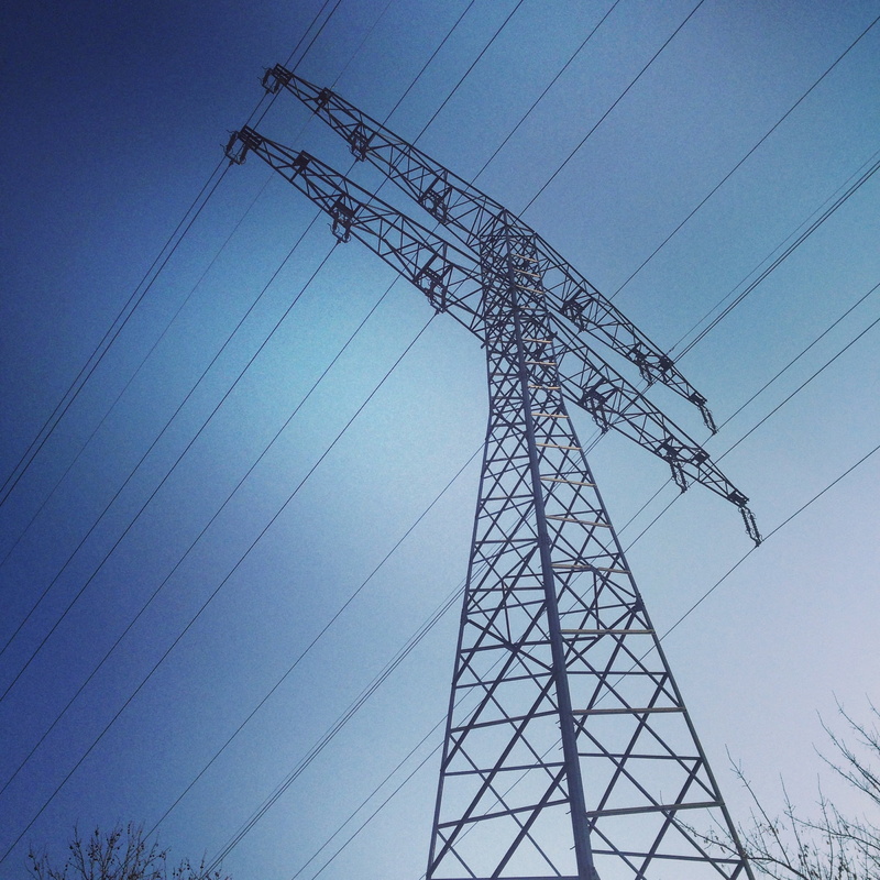 technology, tower, pylon, 1080P, landscape, tall - high, metal, built structure, outdoors, power Supply, reinforce, city, fuel and Power Generation, power Line