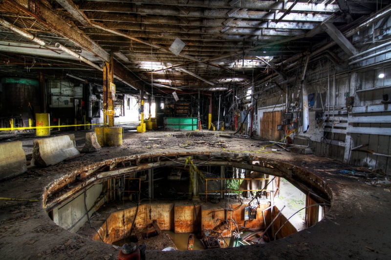 obsolete, metal, black, old, concrete, shunting yard, architecture, factory, warehouse, 1080P, deterioration, brown, building, industry, messy, decline