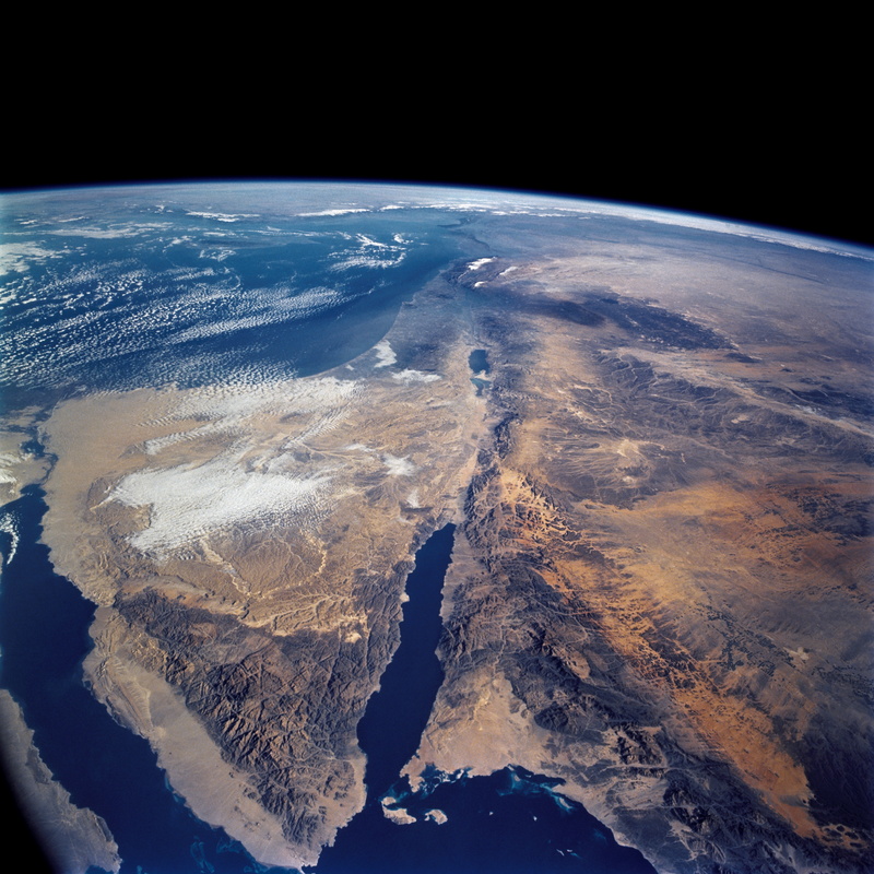 scenics, Earth, sky, aerial View, above, beauty in nature, scenics - nature, space, air Vehicle, cloud - sky, high Up, air, sea, water, land, travel, The red sea