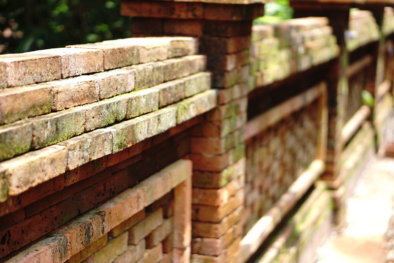 wall - building feature, brick, brick wall, asia, country, balinese, card, temple, travel destinations, texture, no people, built structure, 4K, traditional
