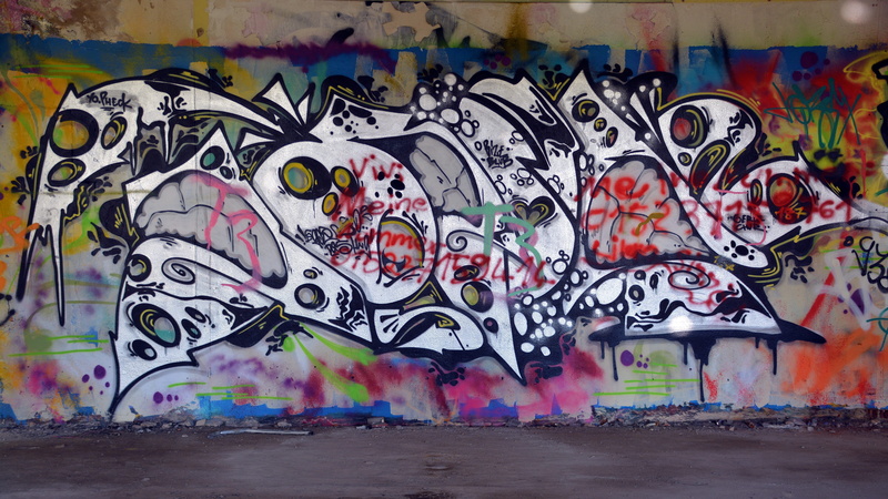 mural, outdoors, Graffiti, wall - building feature, art and craft, lost places, no people, run down, messy, paint, spray paint, Ruin, 5K, built structure