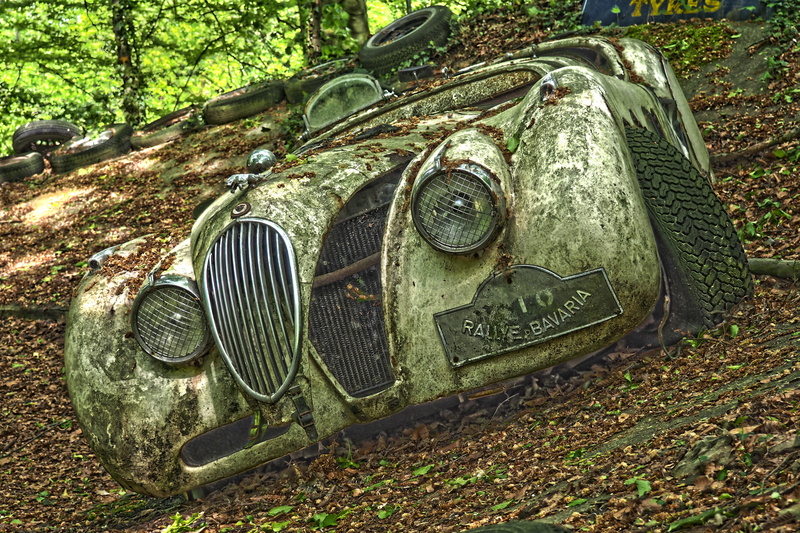rusted, retired, outdoors, history, plant part, stainless, nature, metal, mood, nostalgia, classic, vehicle, over, gray, sports car, no people, wheel, old cars