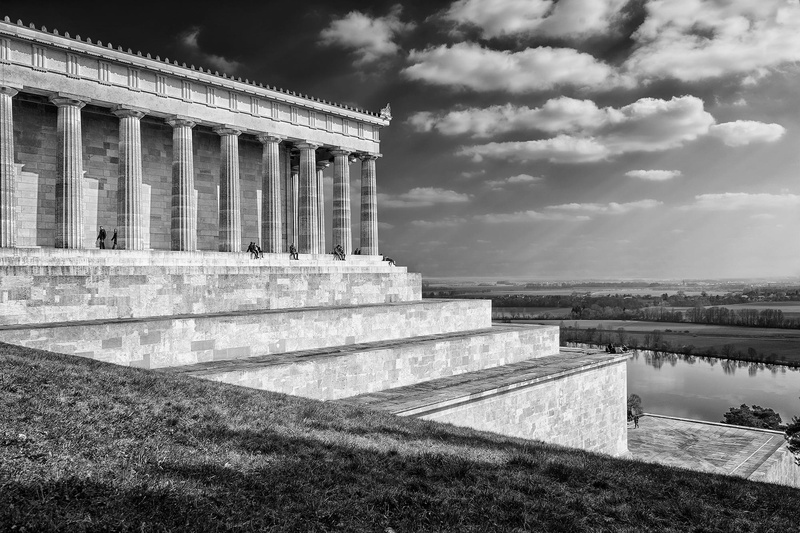 danube, 1080P, travel destinations, water, ancient civilization, history, no people, plant, tourism, sky, the past, construction art, lake, cloud - sky