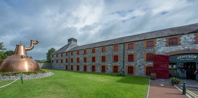 sculpture, the past, building exterior, sky, grass, nature, architecture, midleton, jameson, whisky distillery, cloud - sky, built structure, city, travel destinations