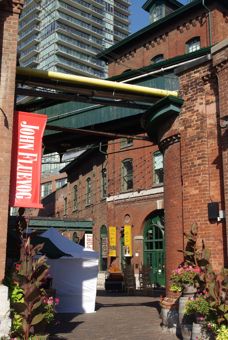 sunlight, distillery district, heart, window, text, lighting equipment, residential district, outdoors, 4K, toronto, footpath, building exterior, building