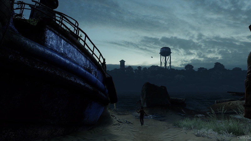 storage tank, architecture, screen shot, The Last of Us Left Behind, The Last of Us, ship, cloud - sky, building exterior, built structure, nature, 1080P