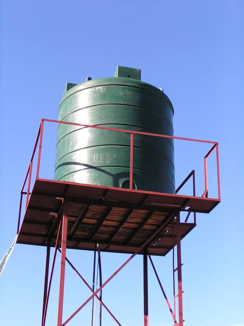 container, factory, oil industry, water tower, fuel storage tank, clear sky, blue, 1080P, sky, nature, water, water tank, metal, outdoors, copy space