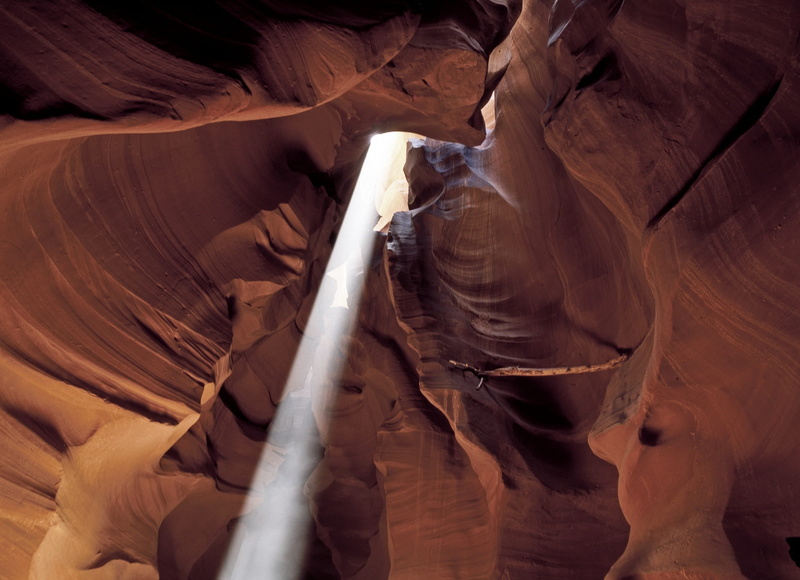 nature, slot, 1080P, brown, eroded, no people, cave, arizona, sandstone, light, usa, rock, industry, rock formation, landscape, one person, light shaft