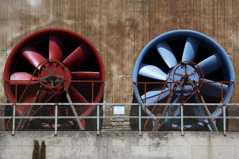 ventilation, dirty, red, iron, equipment, fan, machine valve, circle, transportation, royalty  images, industry, safety, machinery, no people, wall - building feature