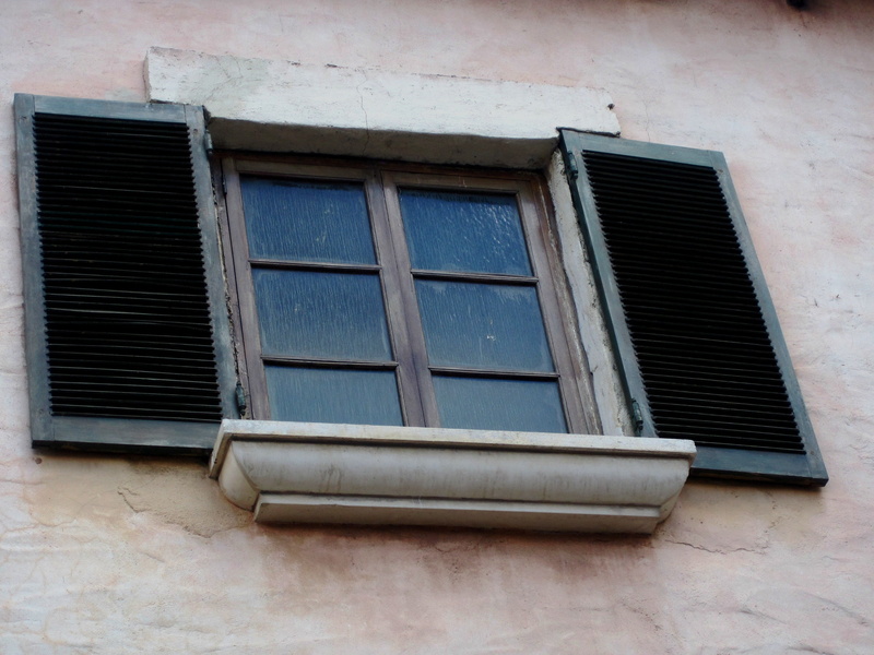 air duct, shutter, architecture, reflection, weathered, 2K, wall - building feature, security, day, panes, window, no people, decorative window sill, outdoors