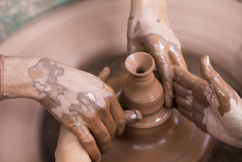 people, thumb, throwing, wheel, making, hand, creation, craft, craft Product, art and craft, expertise, dirty, mud, wet, motion, preparation, artist, workshop