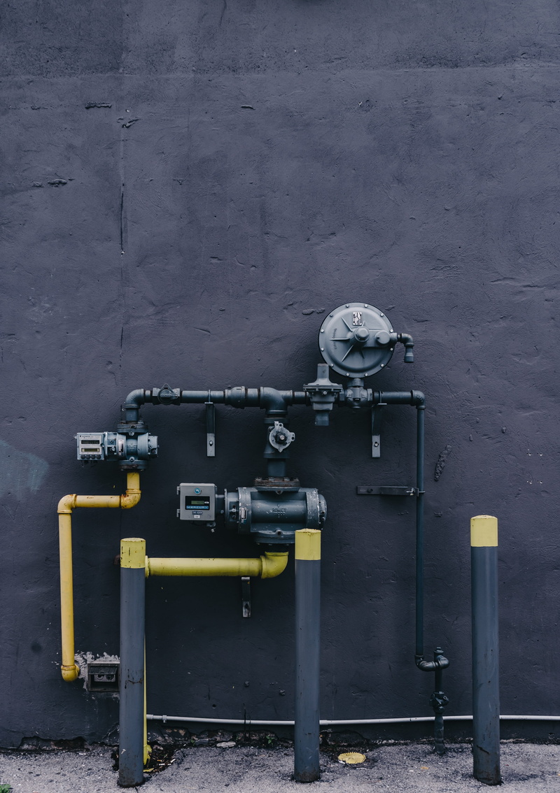 water, steel, black, concrete, safety, technology, pipeline, alley, equipment, machine valve, architecture, 5K, yellow, piping, no people, industrial