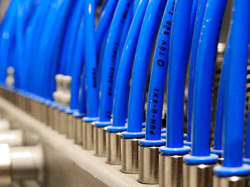 no people, pipes, close-up, arrangement, Control, day, large group of objects, focus on foreground, hoses, Pneumatics, backgrounds, order, Compressed Air