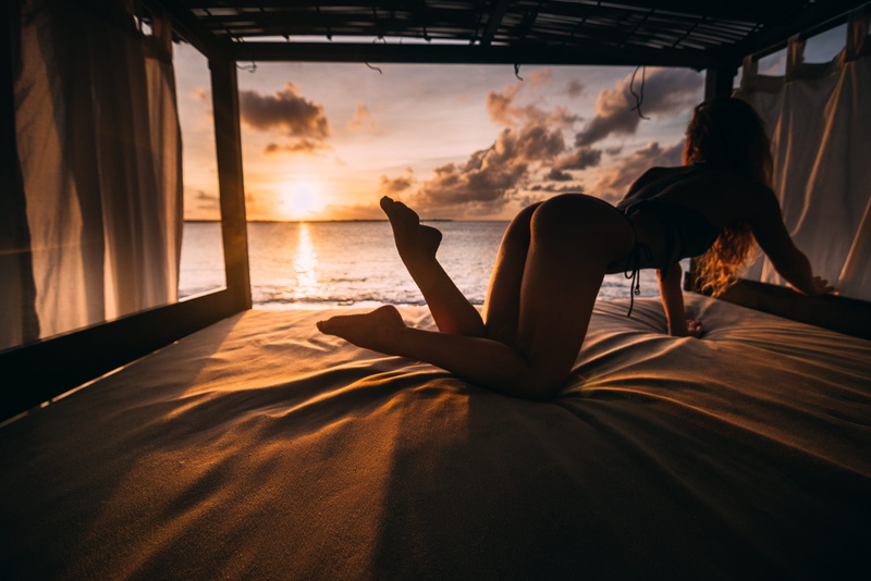 tent, fitness, full length, sunrise, adult, working out, woman, yoga, indoors, sitting, women, 5K, sport, bed, real people, sunset, furniture, nature